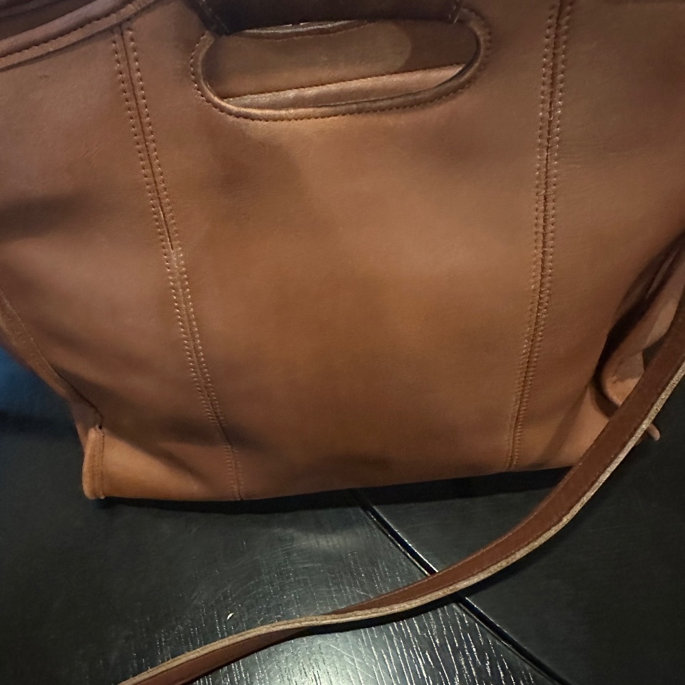 XL Vintage Coach Shopper Messenger Shopping Bag 9995 Style